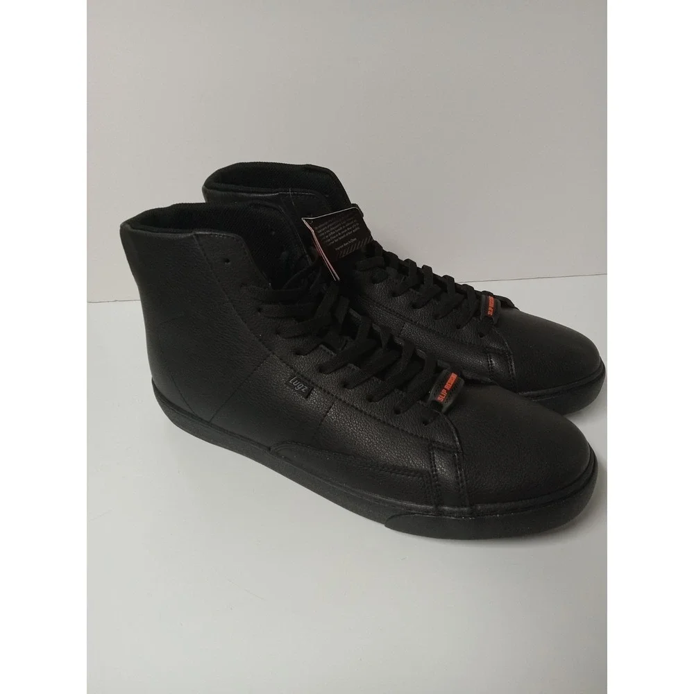 Lugz Drop‎ Hislip Resistance Soft Toe Work Black Men's 13